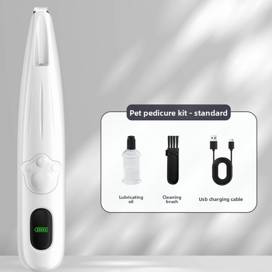 Pet foot shaving device