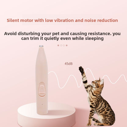 Pet foot shaving device