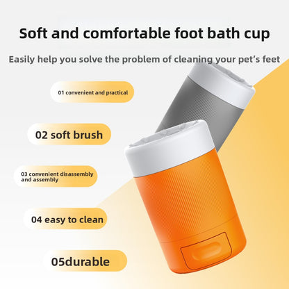 pet foot washing cup