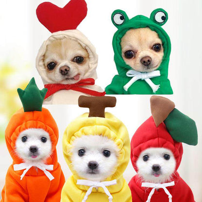 Pet Fruit Pattern Fleece Sweatshirt