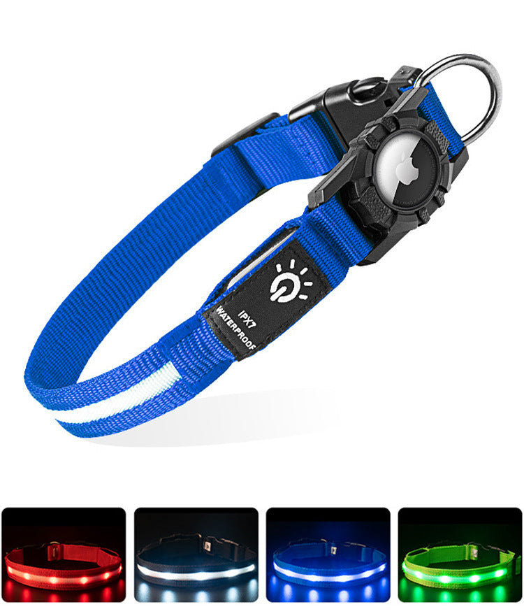 Pet glowing collar