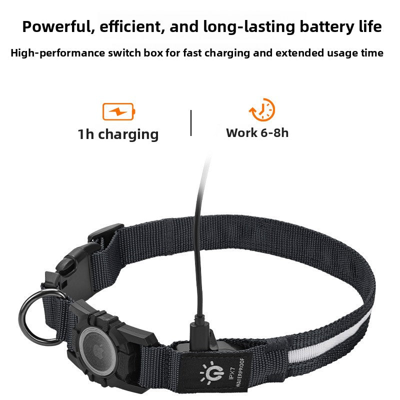 Pet glowing collar