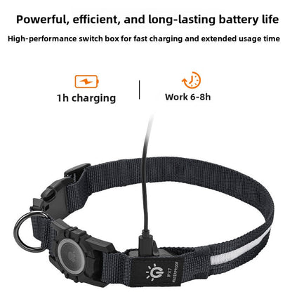 Pet glowing collar
