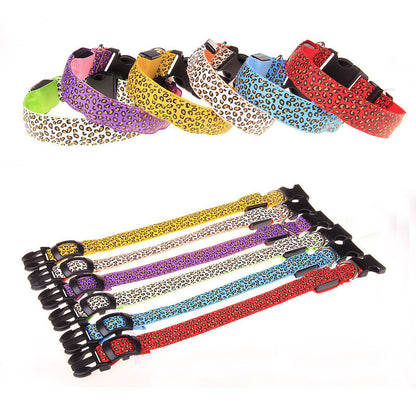 Pet glowing collar