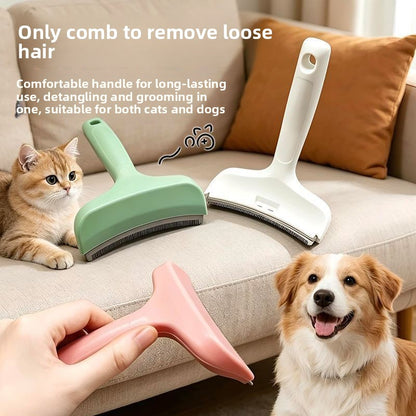 Pet grooming brush