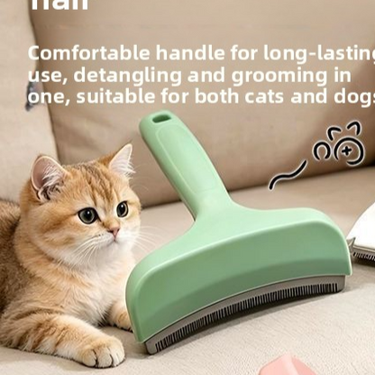 Pet grooming brush