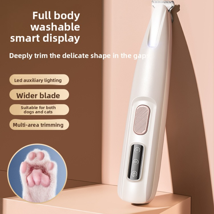 Pet Grooming Clipper with LED Light