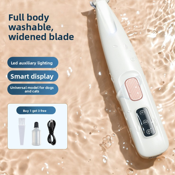 Pet Grooming Clipper with LED Light