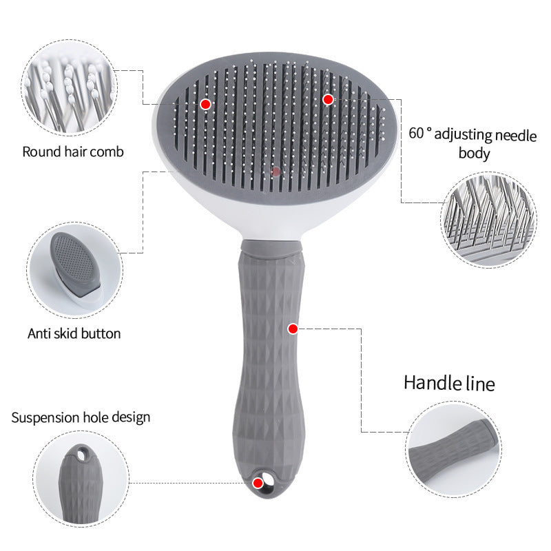 Pet Grooming Comb for Cats and Dogs
