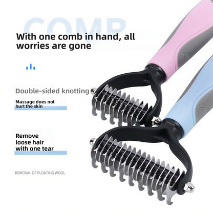 Pet Grooming Comb for Dogs and Cats