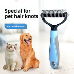 Pink knot comb