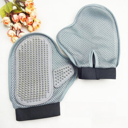 Pet Grooming Glove Bathing Massage Brush for Dogs