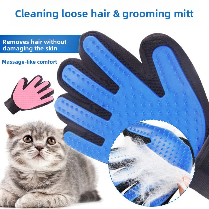 Pet Grooming Gloves for Cats and Dogs