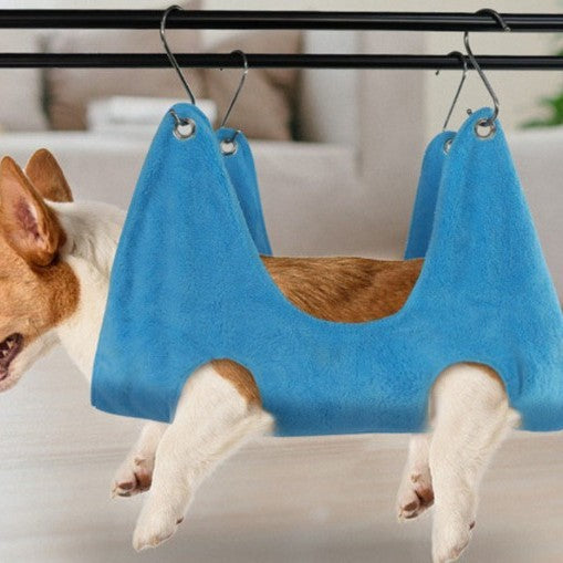 Pet grooming hammock
