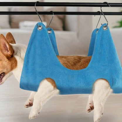 Pet grooming hammock