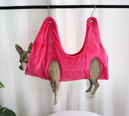 Pet grooming hammock