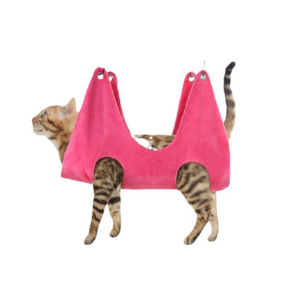 Pet grooming hammock