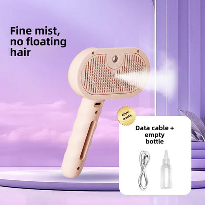 Pet Grooming Spray Comb with Detangling Function