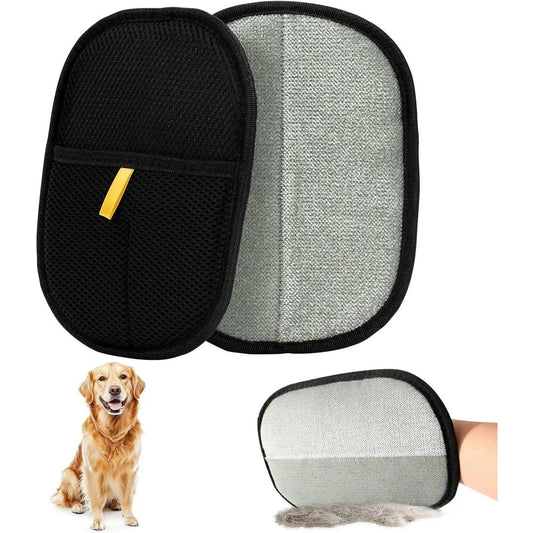 Pet hair cleaning gloves