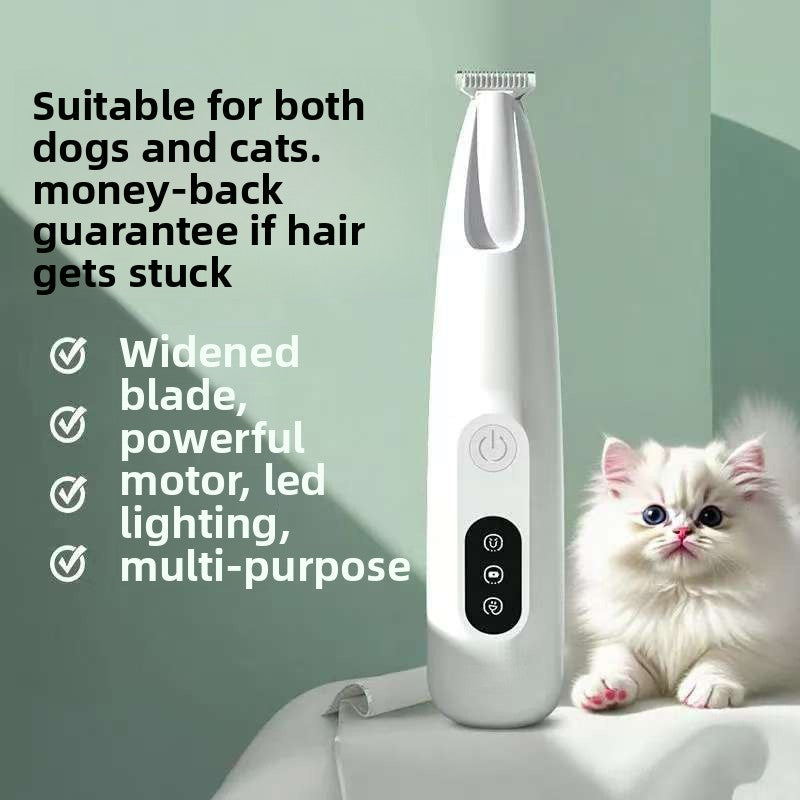Pet Hair Clipper Low Vibration Silent Electric Trimmer