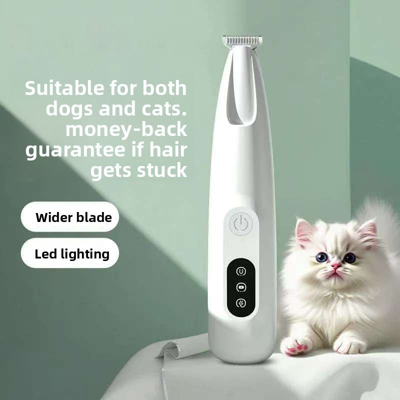 Pet Hair Clipper Low Vibration Silent Electric Trimmer