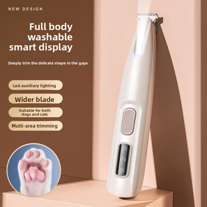 Pet Hair Clipper with LED Light