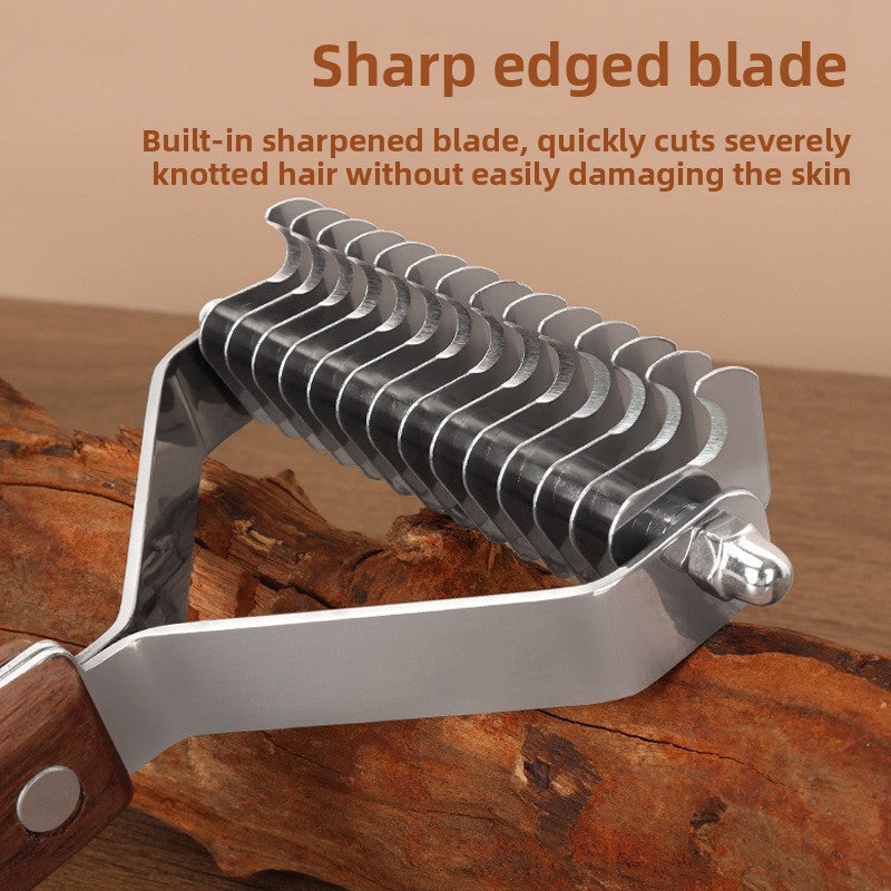 Pet hair comb