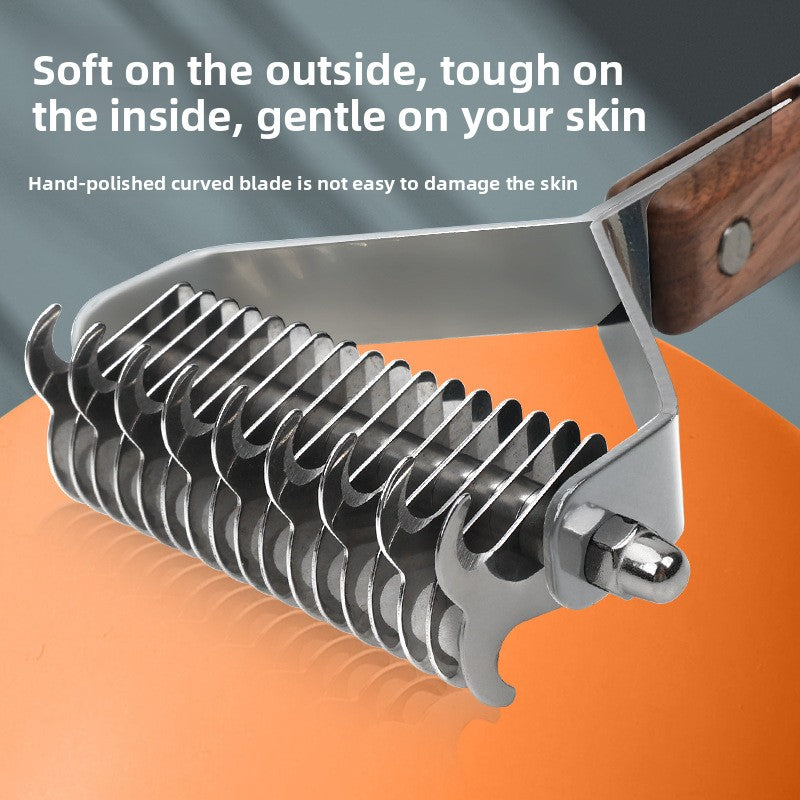 Pet hair comb