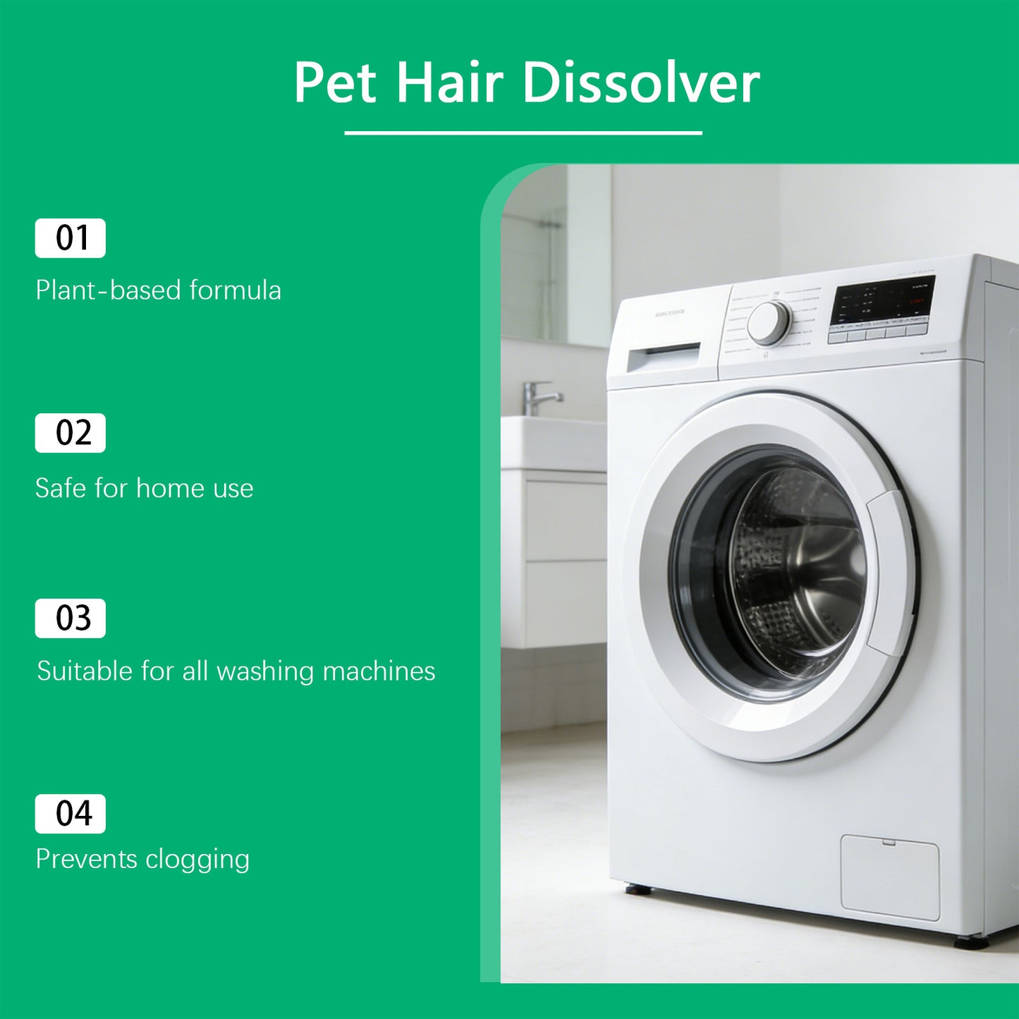 Pet Hair Dissolver for Laundry