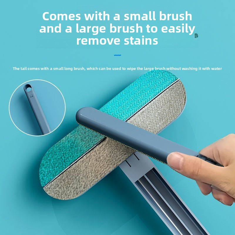 Pet hair removal brush