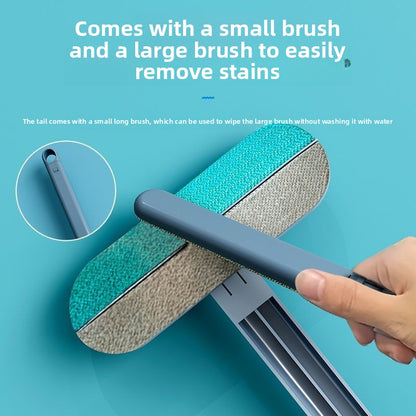 Pet hair removal brush