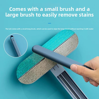 Pet Hair Removal Brush Long Handle Carpet Sofa Cleaner
