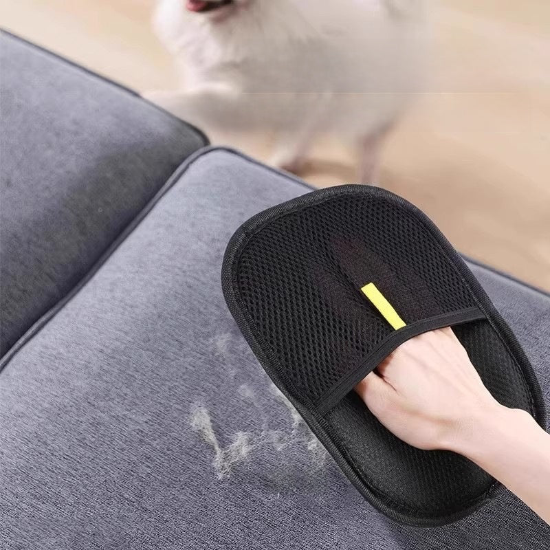 Pet hair removal glove