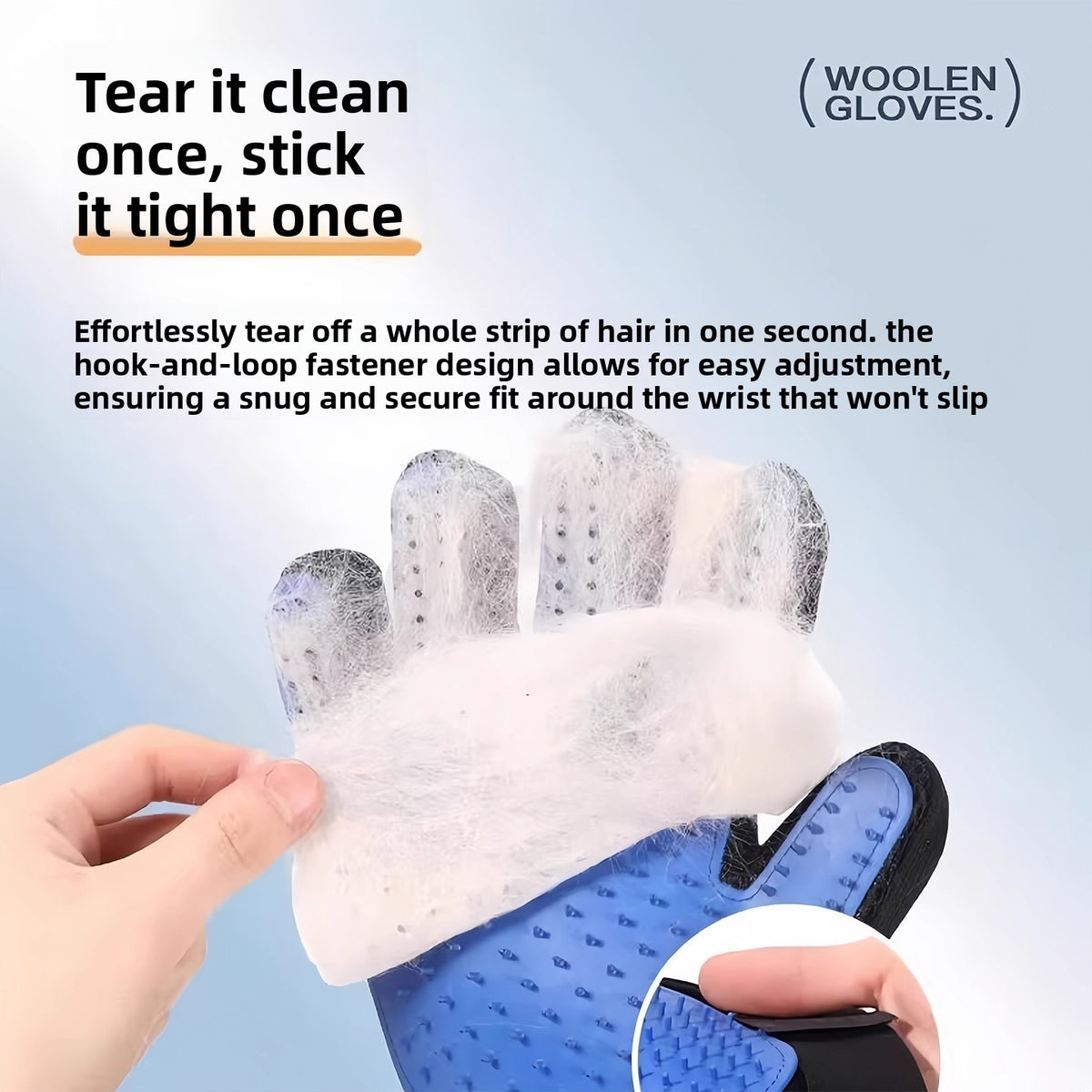 Pet Hair Removal Grooming Gloves