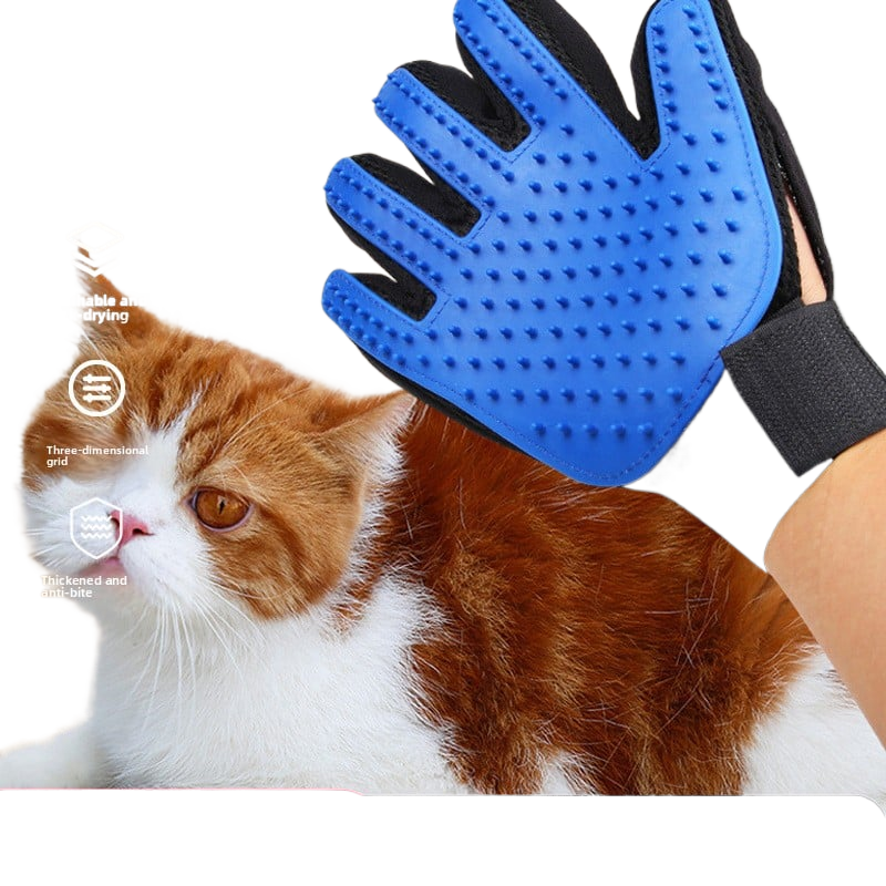 Pet Hair Removal Silicone Gloves for Cats and Dogs