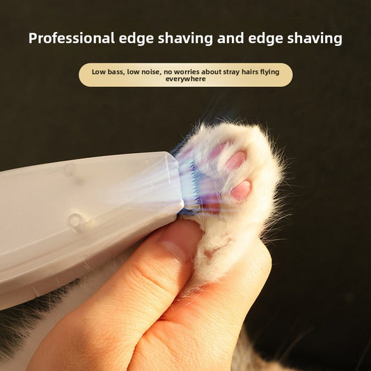 Pet hair-removing shaver