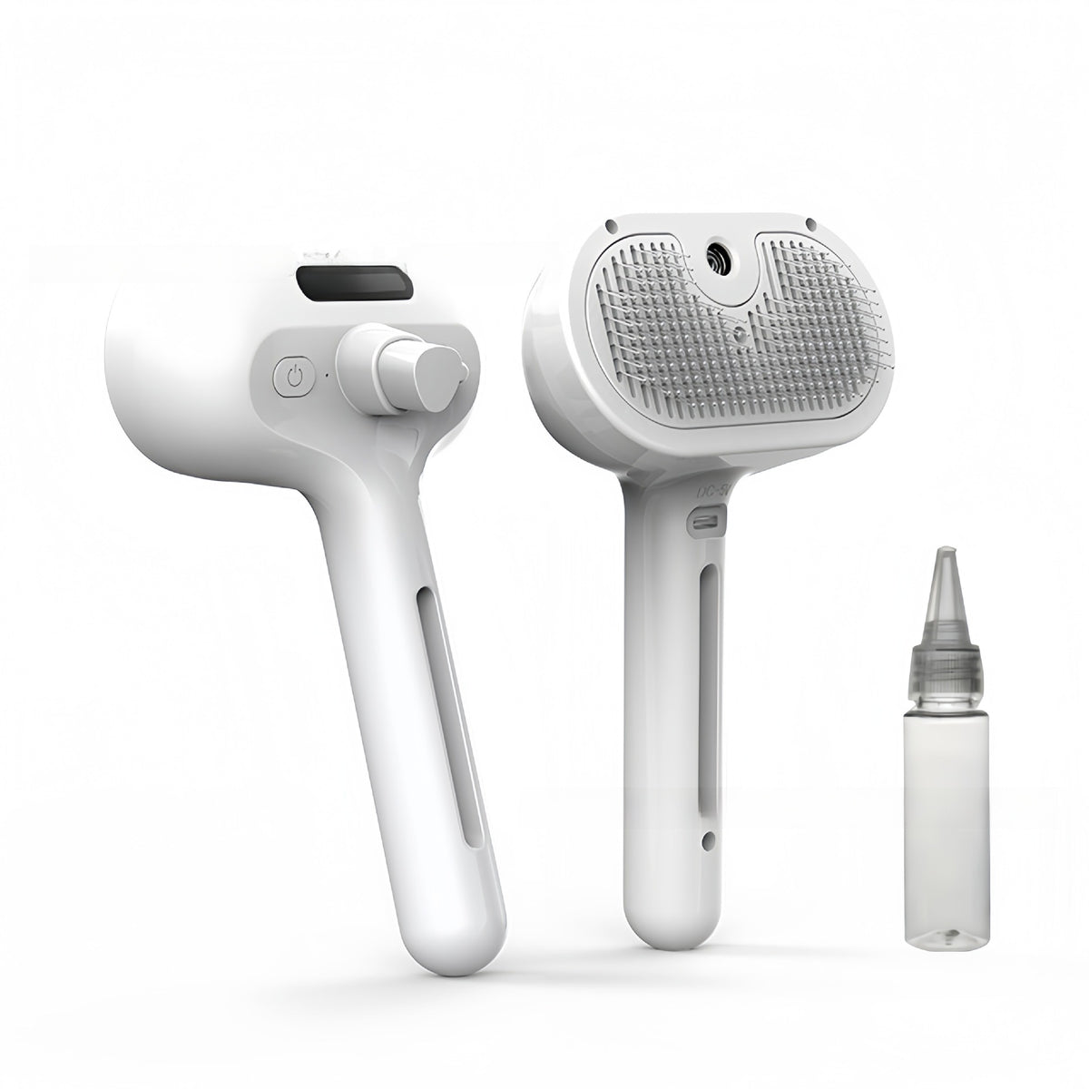 Pet hairbrush without water
