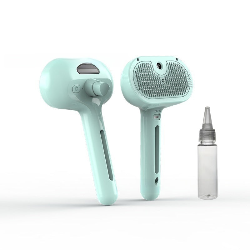 Pet hairbrush without water