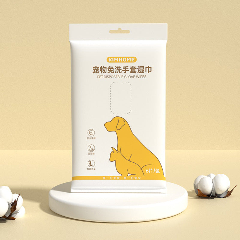 Pet hand sanitizer a disposable