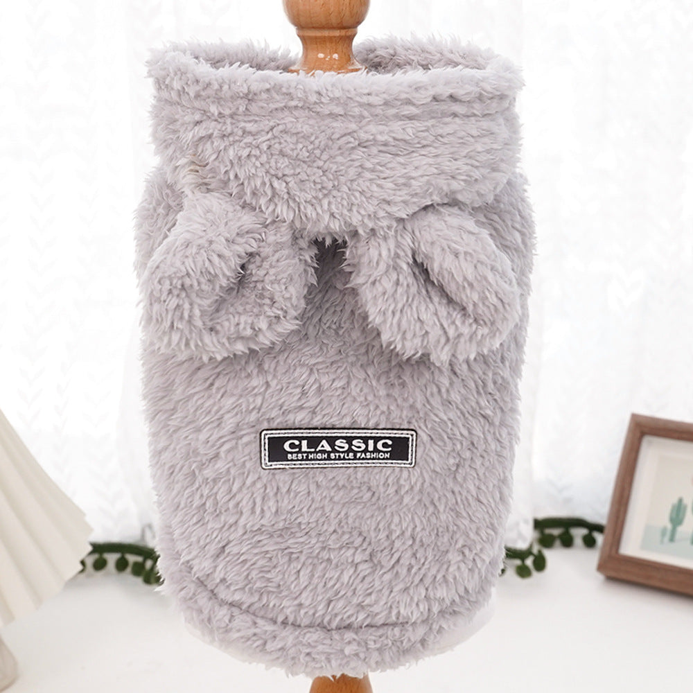 Pet Hooded Clothing with Rabbit Ears