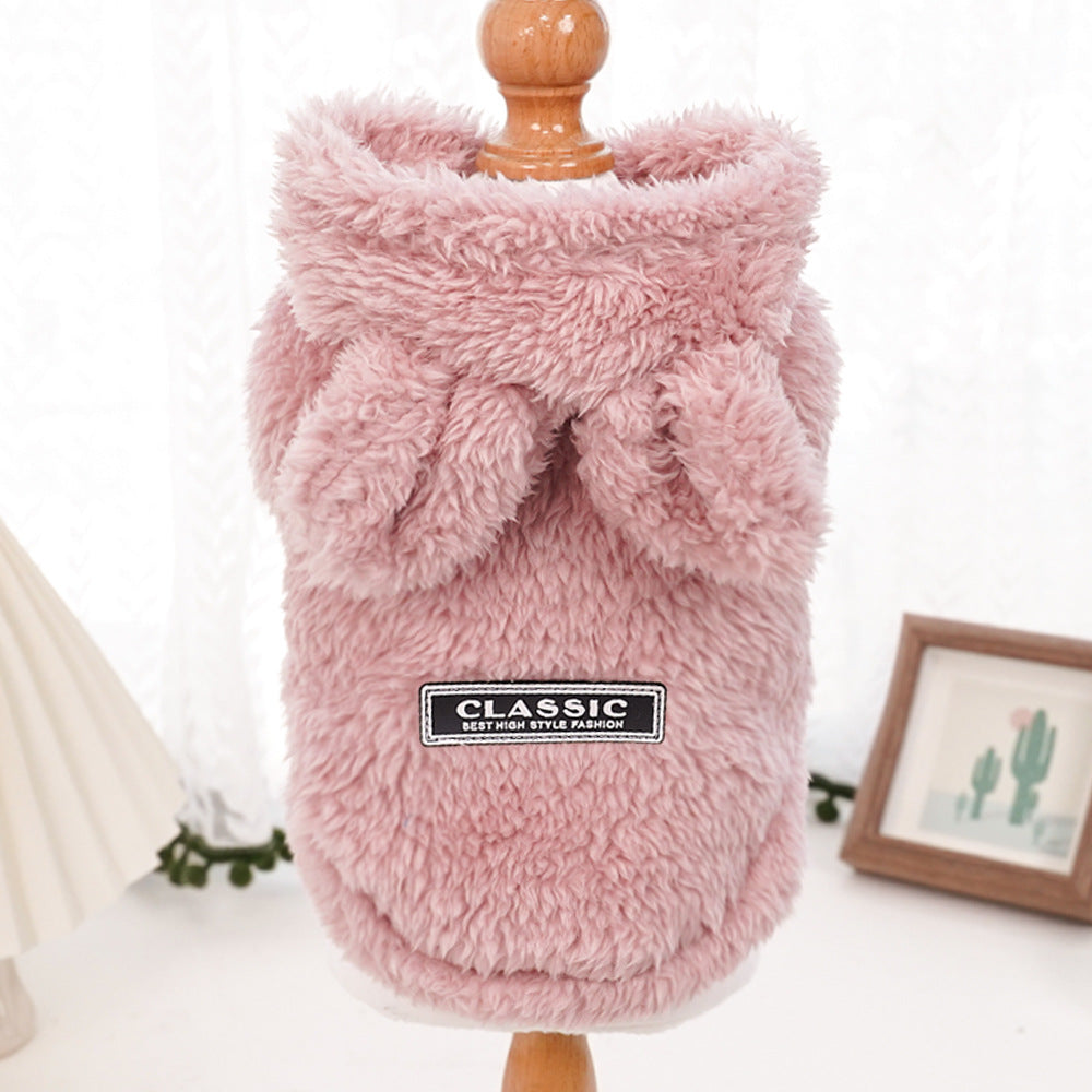 Pet Hooded Clothing with Rabbit Ears