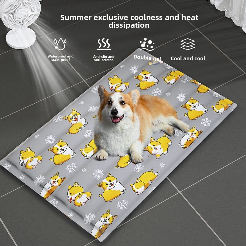 Pet Ice Mat Cats Summer Cool Nest Summer Prevention Ice Bed Dog Kennel Sleeping Nest Mat Summer Cooling Sleeping Mat