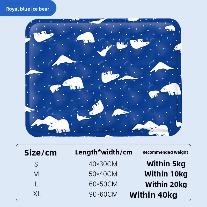 Pet ice pad dog cat cooler mat summer ice bed sleeping floor mat cooling supplies ice nest