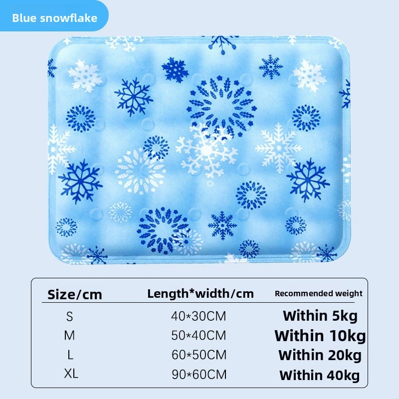 Pet ice pad dog cat cooler mat summer ice bed sleeping floor mat cooling supplies ice nest