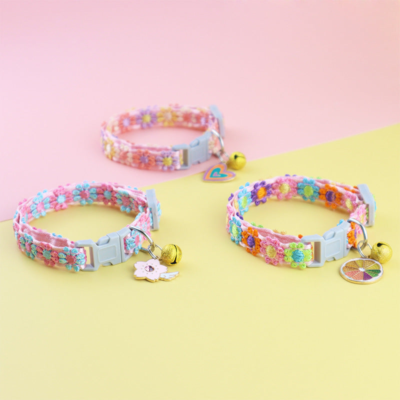 Pet Lace Flower Collar