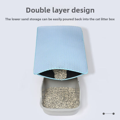 Pet litter mat