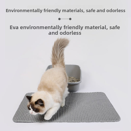 Pet litter mat