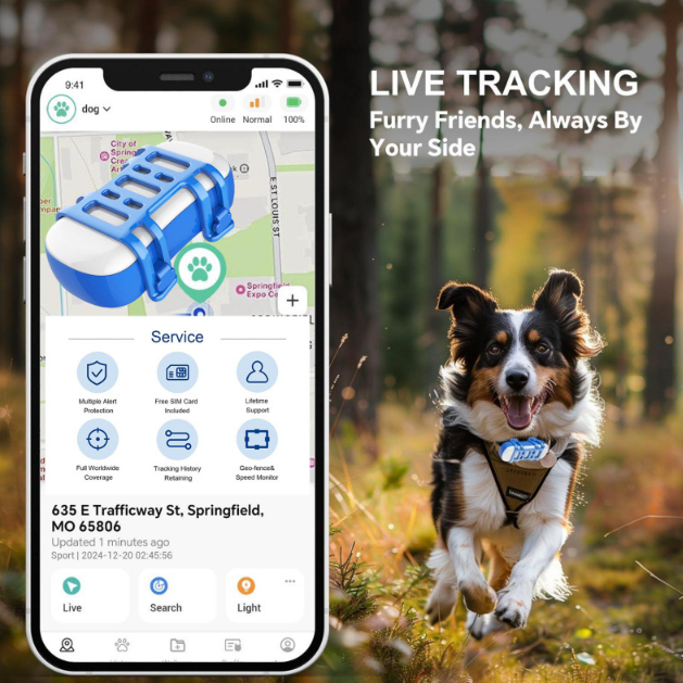 Pet location tracking device