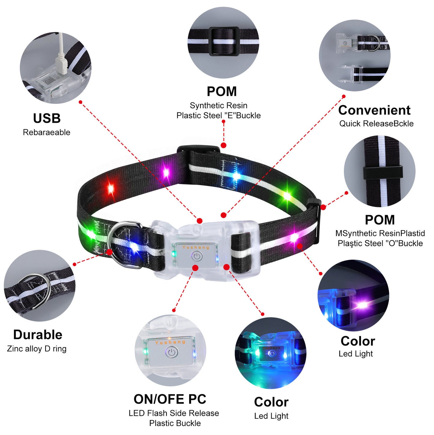 Pet luminous collar
