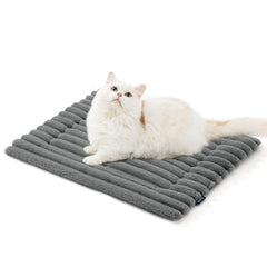 Bunny fur mat brown